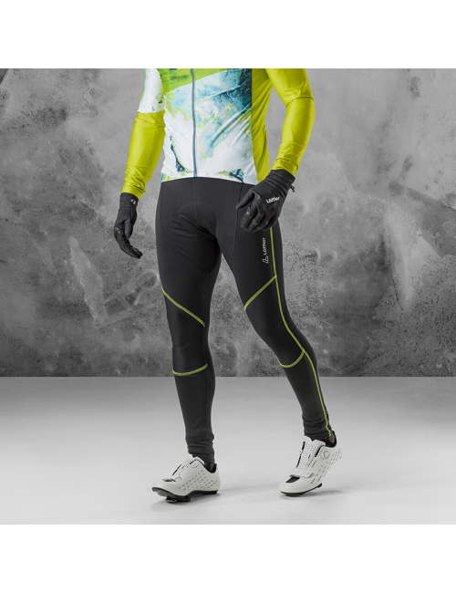 Löffler Radhose lang M Trägerhose Ws Elastic für Herren-Schwarz