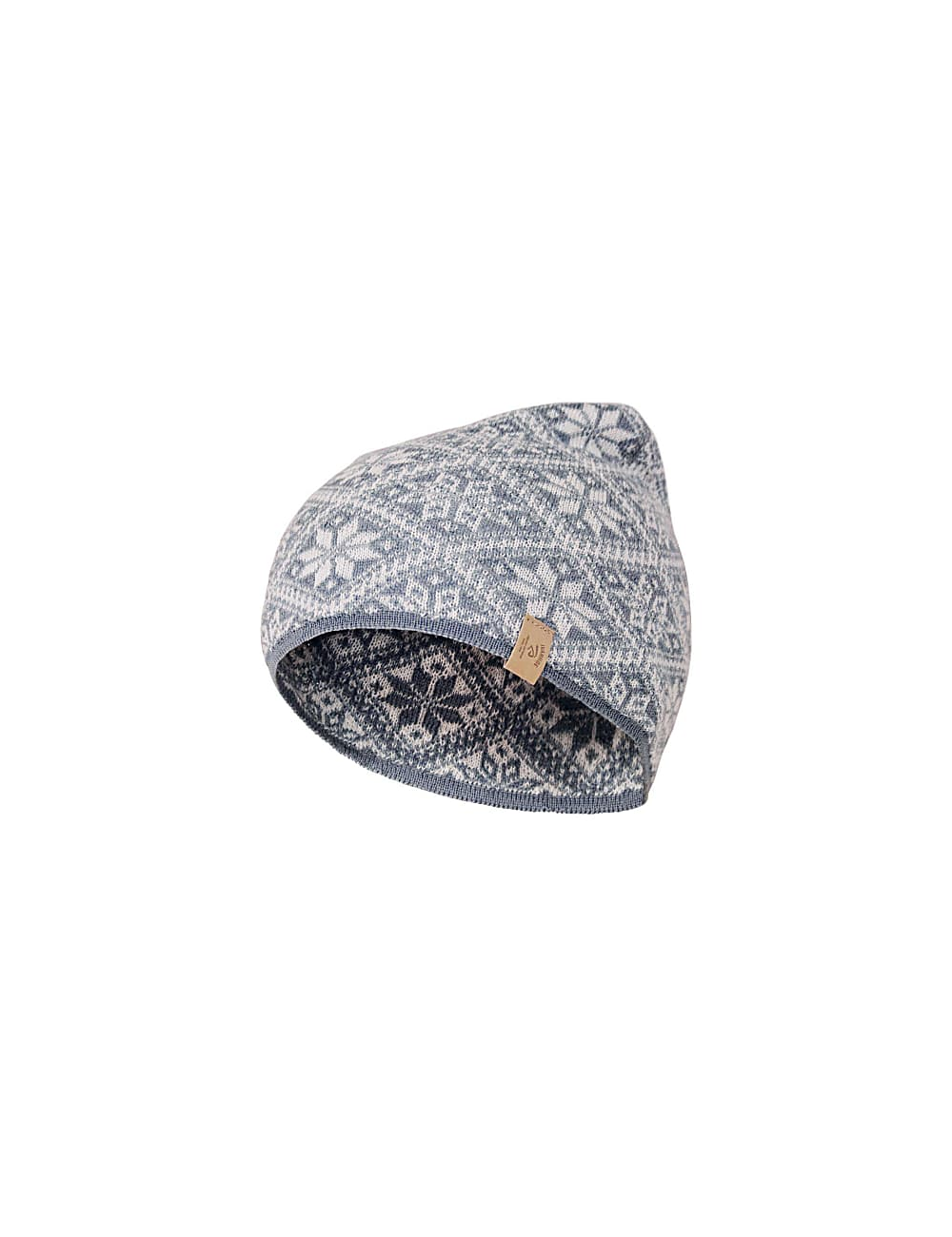 Bonnet Ivanhoe en laine tricotée Freya Zen Bleu - Taille unique-Bleu clair