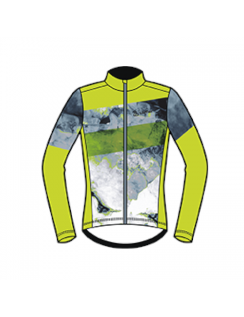 Loeffler ciclismo maglia maniche lunghe M Bike L / s jersey Floes-Verde