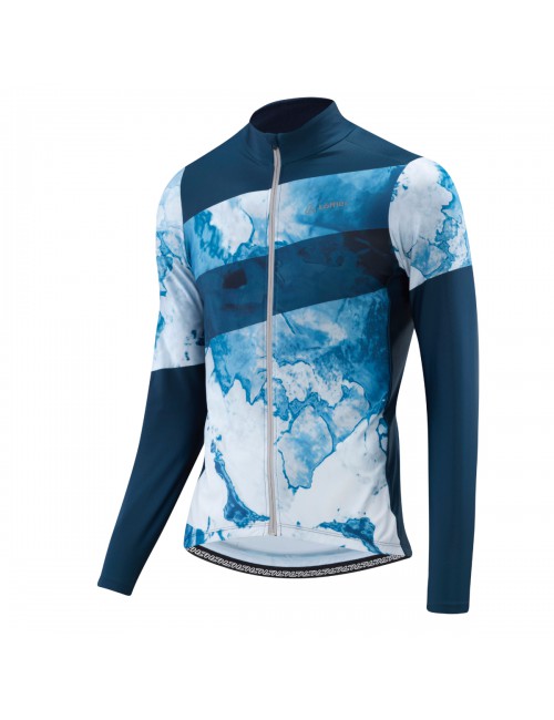 Loeffler cycling jersey long sleeves M Bike L/s jersey Floes-Blue