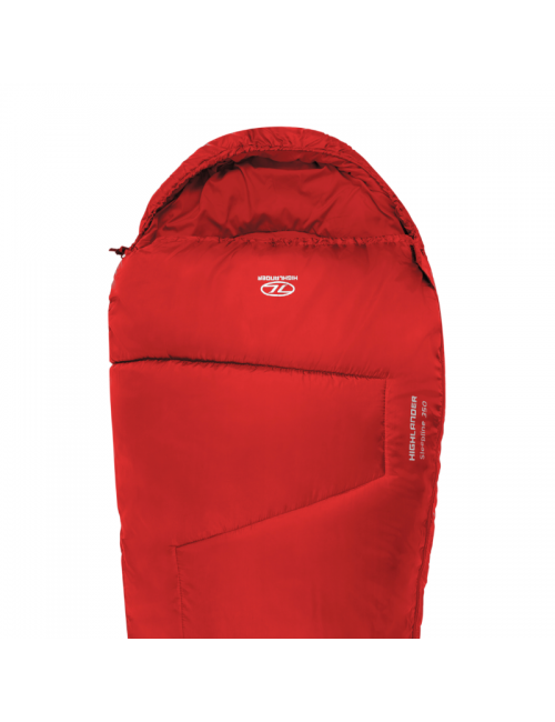 Highlander Mumienschlafsack Sleepline 350 Mumie 4°C-Rot