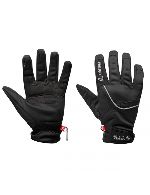 Gants Loeffler Gants de randonnée WS Warm-softshell-Noir