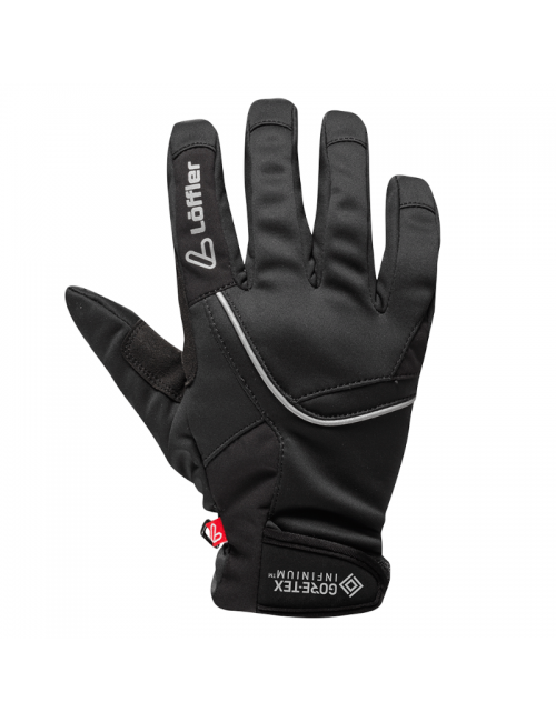 Gants Loeffler Gants de randonnée WS Warm-softshell-Noir