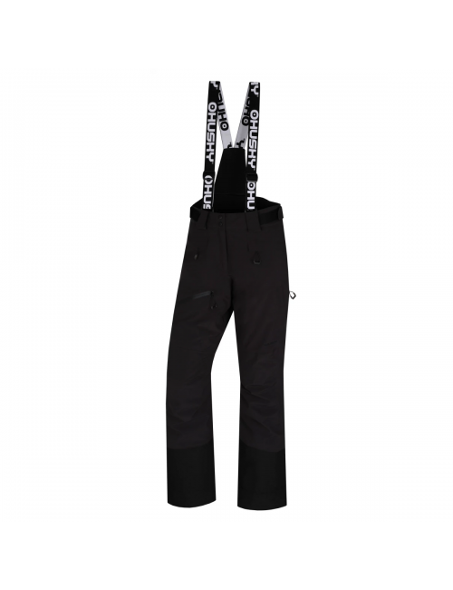 Husky pantaloni da sci per donna Gilep L Stretch 15.000 membrana-Nero