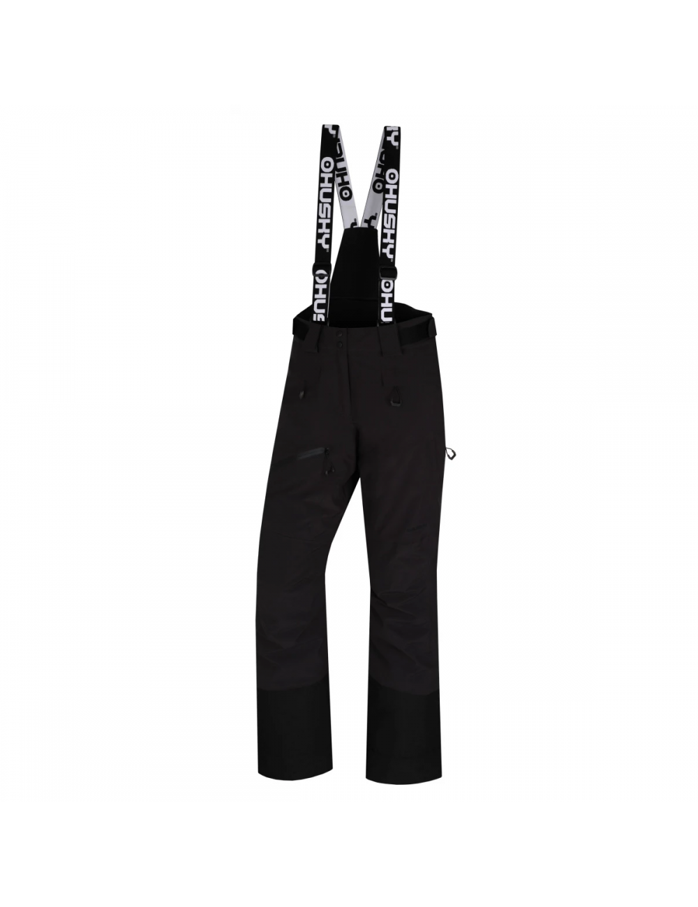 Pantalones de esquí Husky para mujer Gilep L Stretch 15.000 membrane-Negro
