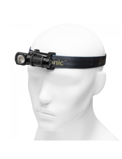 Mactronic faro Cyclope II ad alta potenza - 600 lumen-Nero
