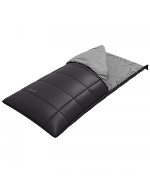 Hannah Outdoor slaapzak dekenmodel Lodger 100 links -1°C - Grijs