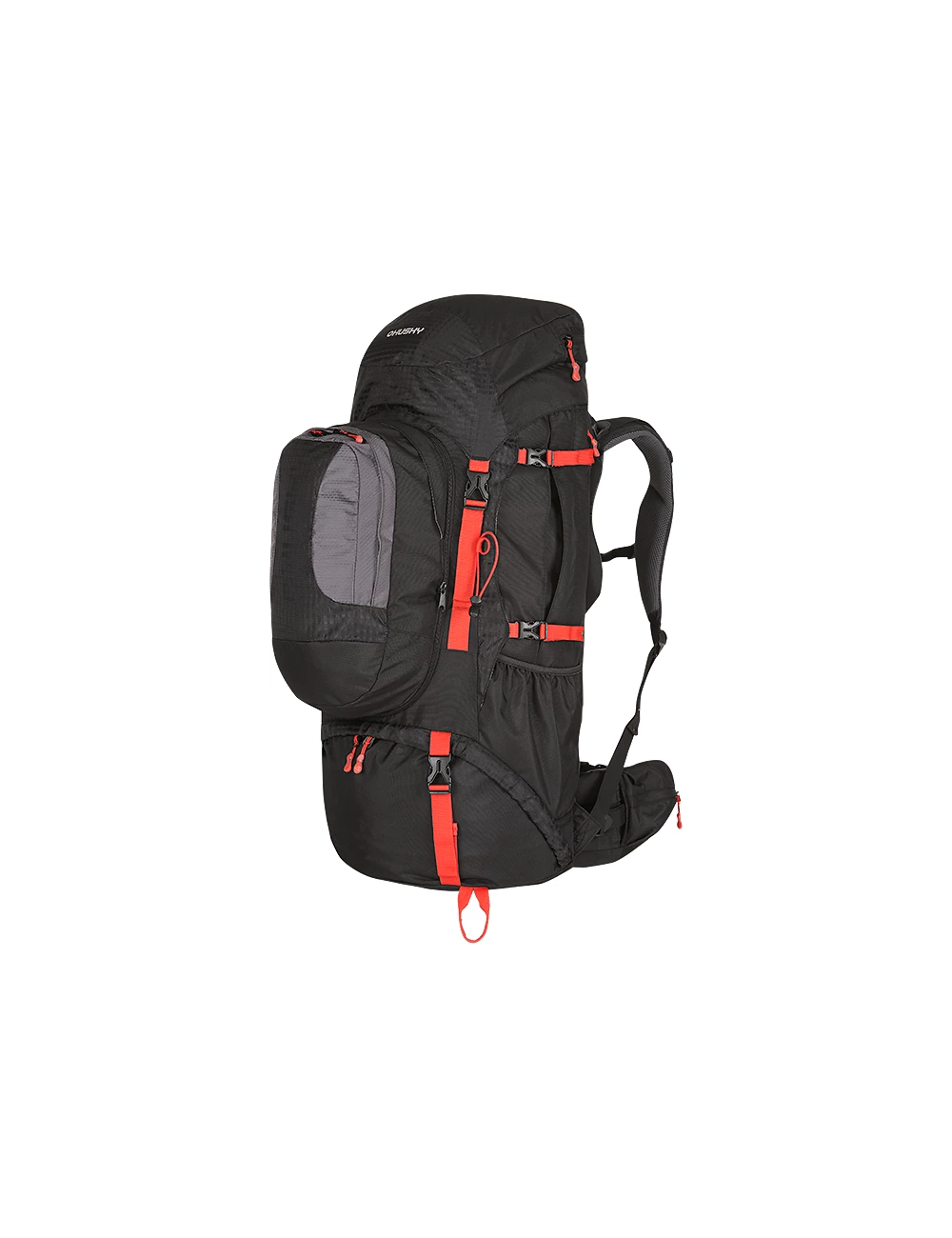 Sac à dos Husky expedition Samont sac à dos 60 + 10 litres-noir avec Rouge