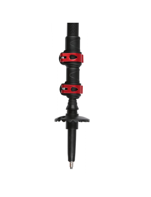 Husky bastoni da passeggio (set) trekking Siris carbon Flip-lock-Nero