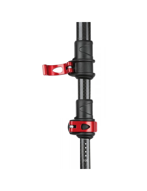 Husky bastoni da passeggio (set) trekking Siris carbon Flip-lock-Nero