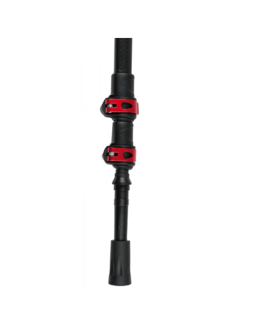 Husky bastoni da passeggio (set) trekking Siris carbon Flip-lock-Nero
