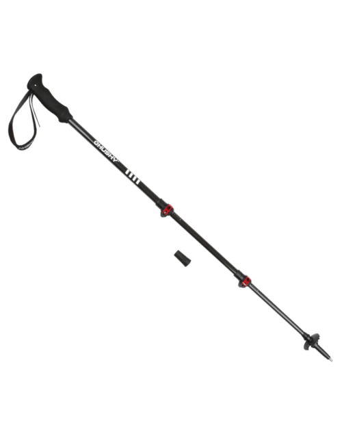 Husky bastoni da passeggio (set) trekking Siris carbon Flip-lock-Nero