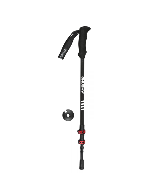Husky bastoni da passeggio (set) trekking Siris carbon Flip-lock-Nero