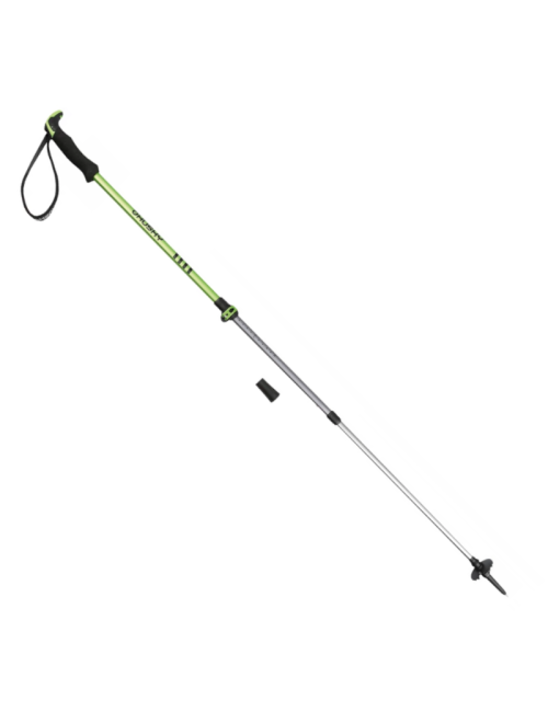Bastones Husky para caminar (juego) trekking Spurf Cierre abatible de 3 piezas-Verde