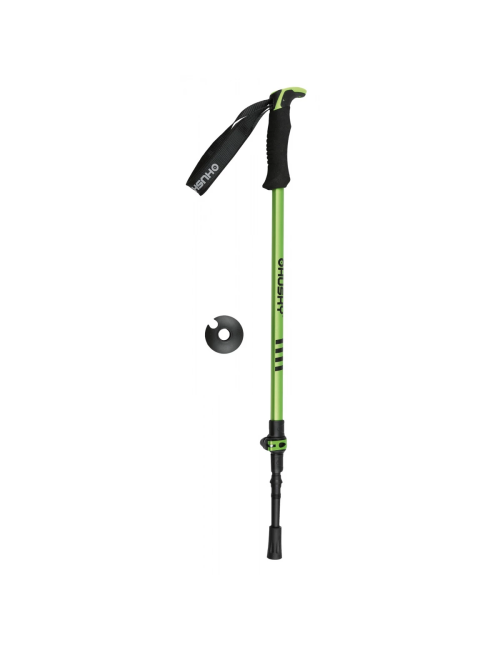 Husky bastoni da passeggio (set) trekking Spurf 3 pezzi Flip-lock-Verde