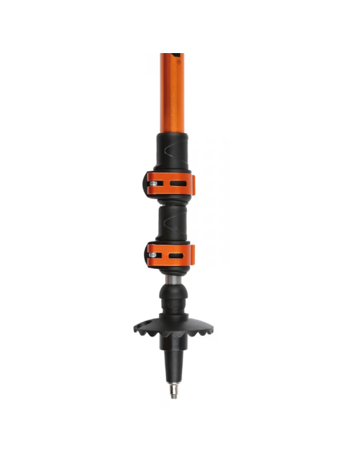 Husky wandelstokken (set) Trekking Stork 3-delig Flip-lock - Oranje