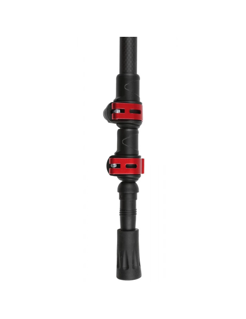 Husky bastoni da passeggio (set) Trekking Sones carbon Flip-lock-Nero