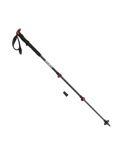 Bastones Husky para caminar (juego) Trekking Sones carbon Flip-lock-Negro