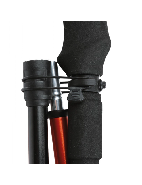 Husky wandelstokken (set) Trekking Scrod vouwbaar Flip-lock - Zwart