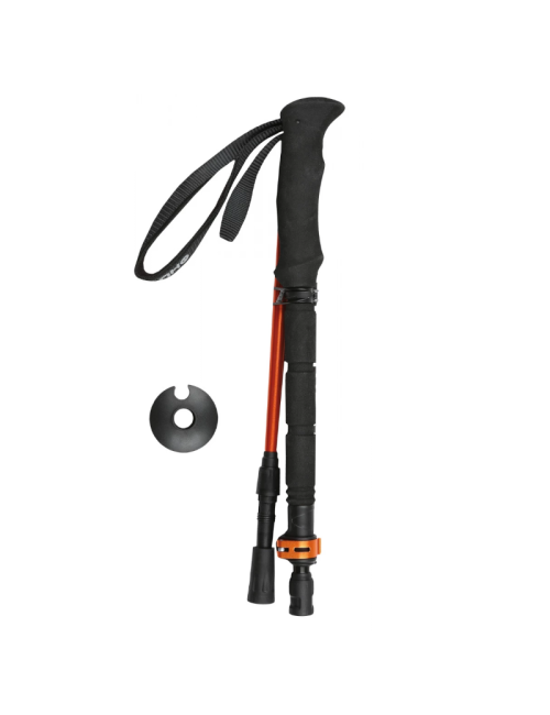 Husky bastoni da passeggio (set) Trekking Scrod pieghevole Flip-lock-Nero