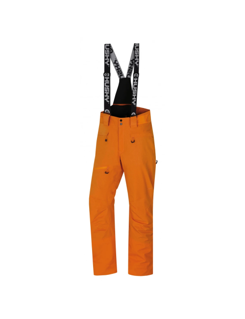 Husky skibroek voor heren Gilep M Stretch 15.000 membraan  - Oranje