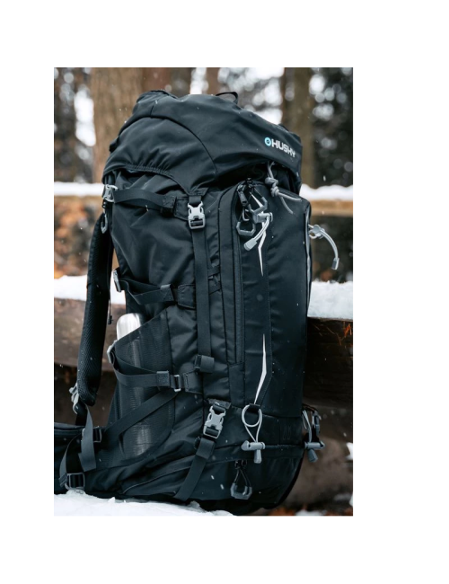 Mochila husky Rony nueva Mochila ultraligera 50 litros-Negro