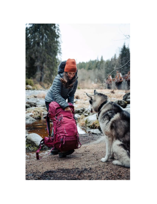 Zaino Husky Rony nuovo Zaino ultraleggero 50 litri-Rosso