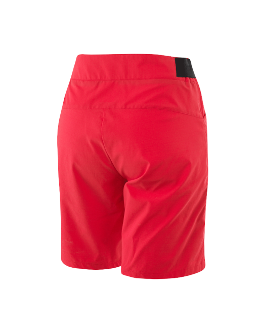 Loeffler fietsbroek kort W Bike Shorts Comfort - E CSL voor dames - Rood