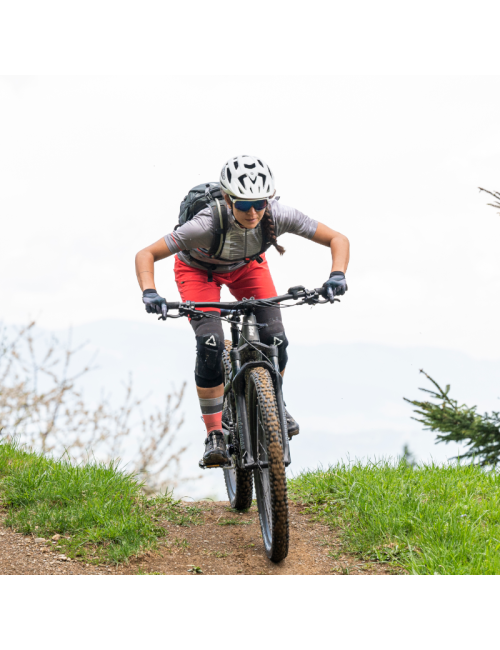Loeffler fietsbroek kort W Bike Shorts Comfort - E CSL voor dames - Rood