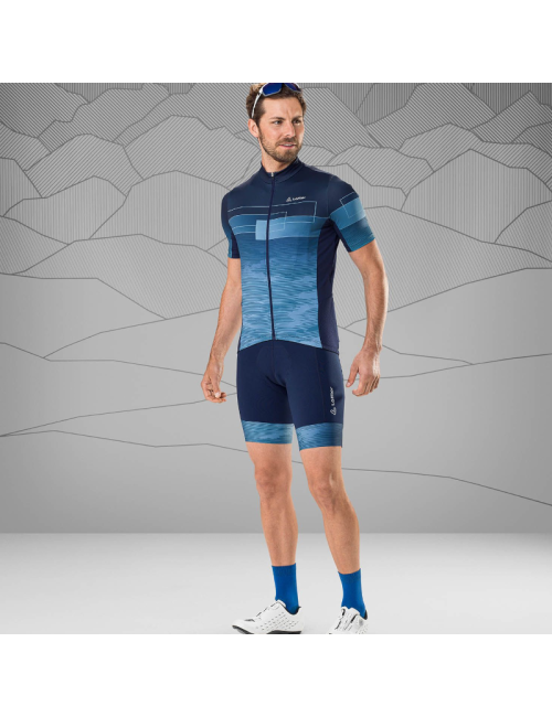 Loeffler cycling shorts M Bike Bibshorts Volta for Men-Blue