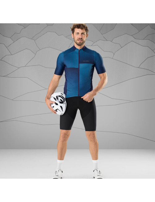 Loeffler manica corta M Bike Jersey FZ Flux HOTBOND ® RF-Blu