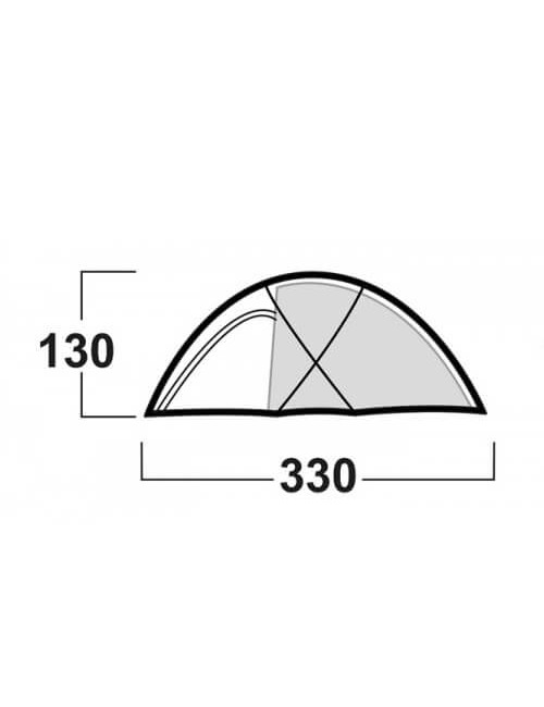 Husky Extreme Felen 2-3-tenda leggera-2-3 persone-Rosso