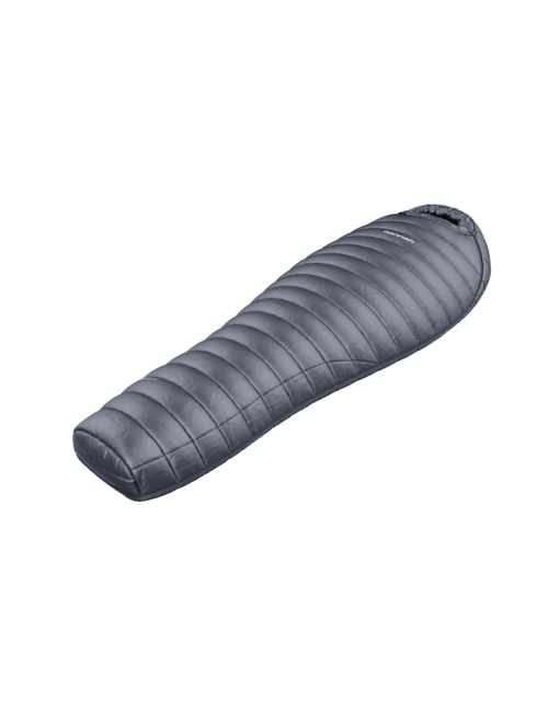 Hannah Mumienschlafsack Loft 250 Ebenholz 185l leichte Daune -8°C-Grau