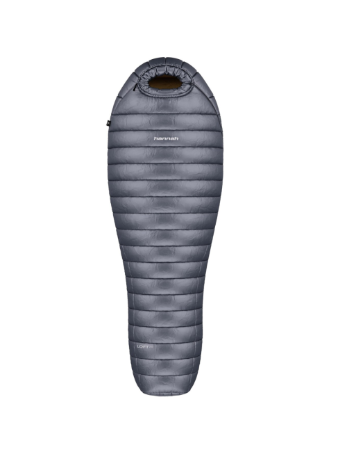 Saco de dormir Hannah momia Loft 250 Ebony 185l ligero abajo -8°C-Gris