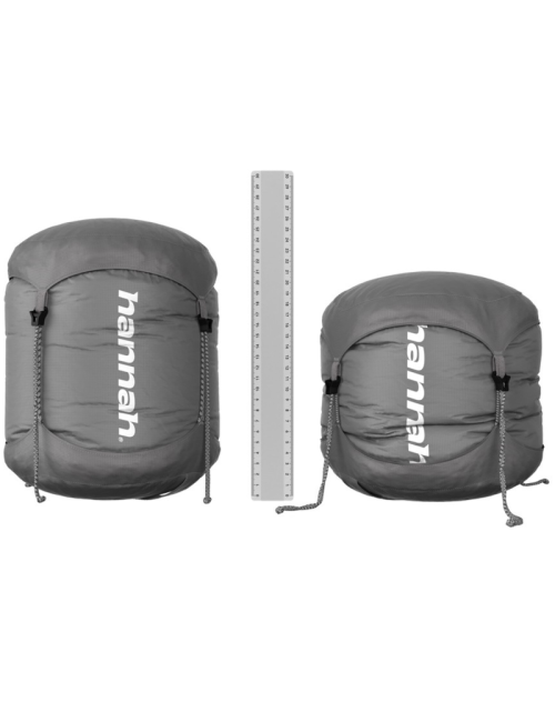 Saco de dormir Hannah momia Loft 400 Ebony 185l ligero abajo -17°C-Gris