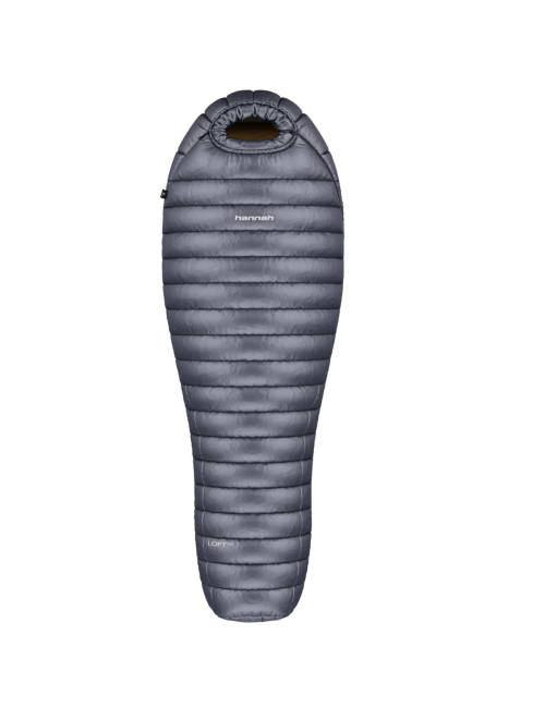 Saco de dormir Hannah momia Loft 400 Ebony 185l ligero abajo -17°C-Gris