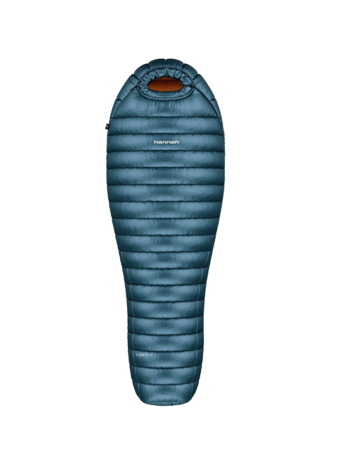 Hannah mummysleeping bag Loft 400 Legion Blue 185l lightweight down -17°C-Blue