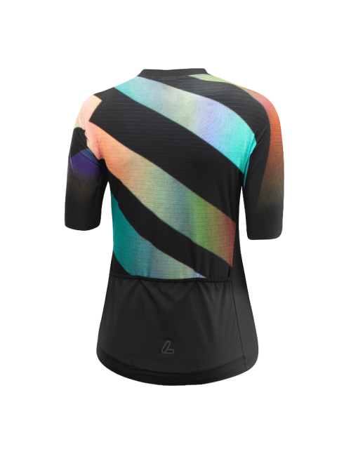 Loeffler fietsshirt korte mouwen W Bike Jersey FZ Statement - Zwart