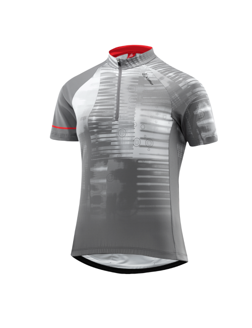 Maillot cycliste Loeffler à manches courtes avec maillot de vélo HZ Spela MID-Grey
