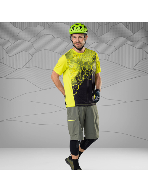 Pantalones cortos de ciclismo Loeffler Pantalones cortos de bicicleta cortos Pyce-G CSL para hombre-Verde