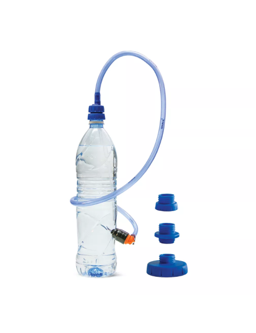 Kit di sopravvivenza filtro acqua sorgente-con ConverTube e tappo Mini Sawyer 4x