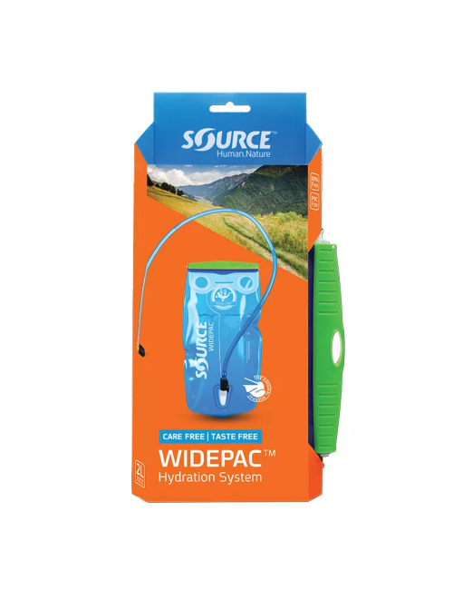 Sistema de hidratación Widepac Source Drinking System-2L-azul transparente