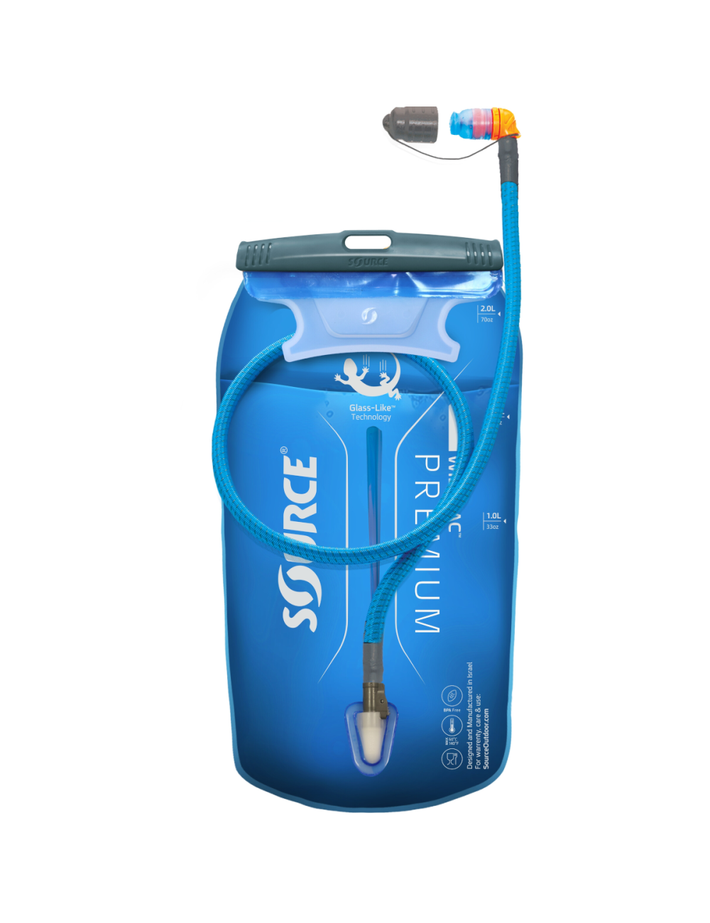 Datenblatt für Source Trinksystem Widepac Premium 23 - 2L-Alpinblau