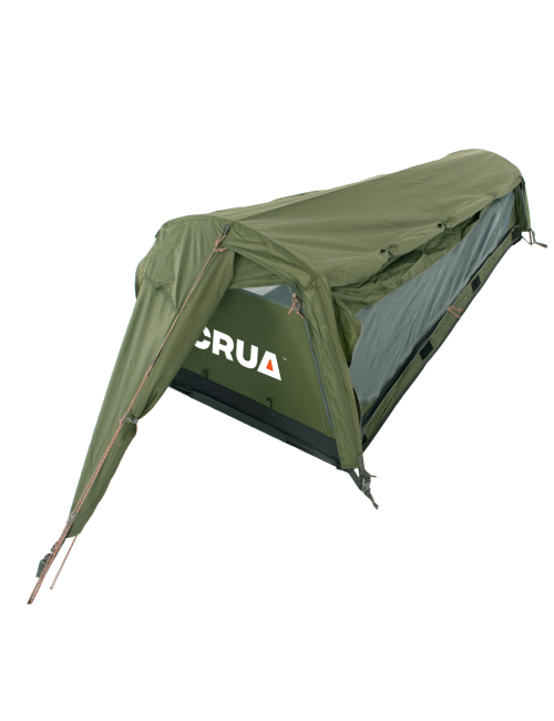 Crua outdoors Hybrid-kompaktes Schutzzelt Biwakzelt - 1 Person - Grün