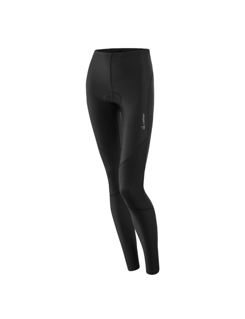 Loeffler fietsbroek lang W Bike Tights Thermo Elastic voor dames - Zwart