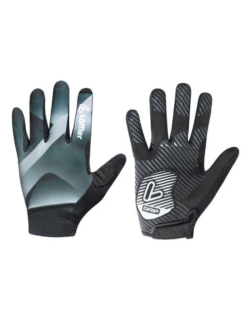 Löffler Handschuhe Vollfinger-Fahrradhandschuhe-schwarz