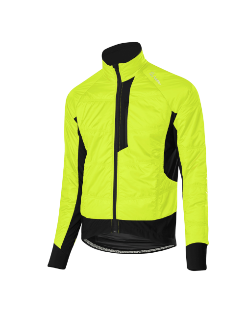Loeffler giacca ciclismo maniche lunghe M Bike ISO giacca Hotbond ® PL60-Neon
