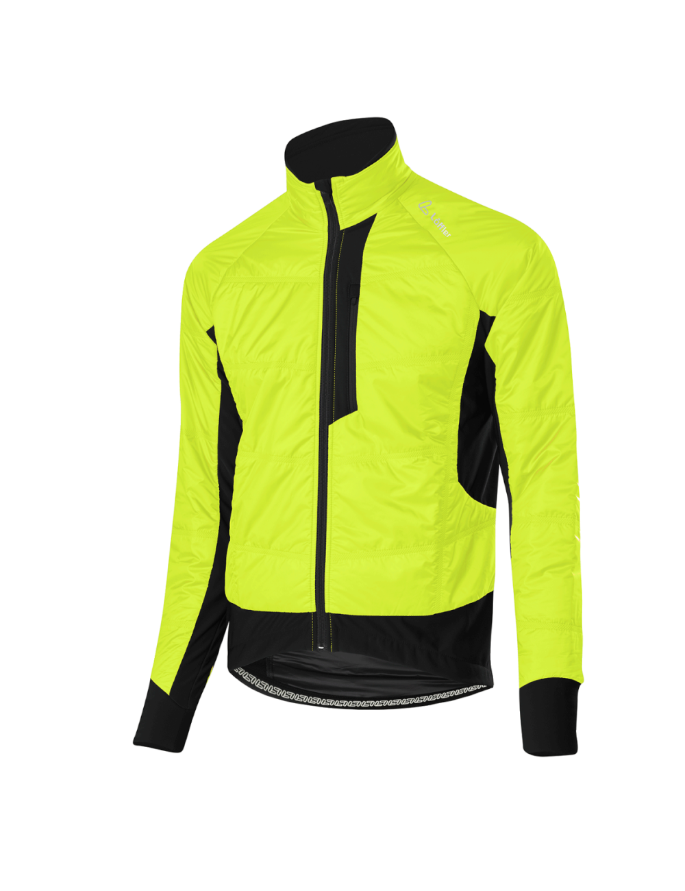 Veste cycliste Loeffler à manches longues M Bike ISO Jacket Hotbond ® PL60-Néon