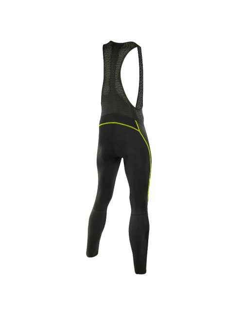 Löffler Radhose lang M Trägerhose WS Elastischer Windstopper für Herren-Schwarz