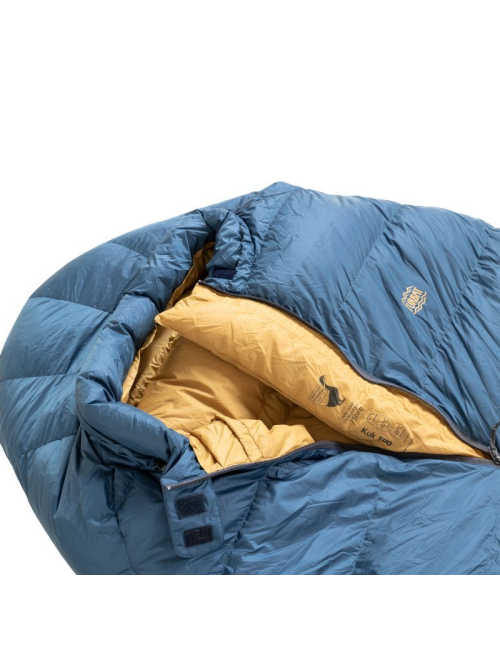 Turbat mummyslaapzak Down Kuk 500 Legion Blue -23°C - Blauw